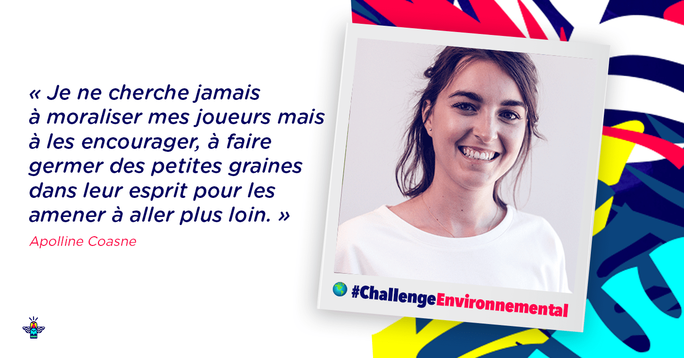 Apolline Coasne, Responsable Animation du Challenge Environne...